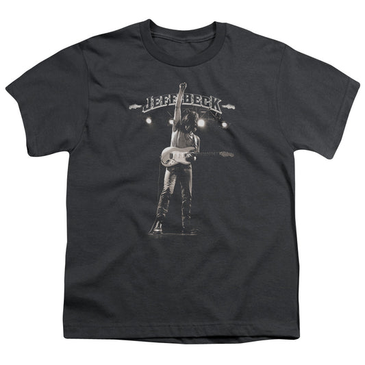 Jeff Beck Guitar God Kids Youth T Shirt Charcoal