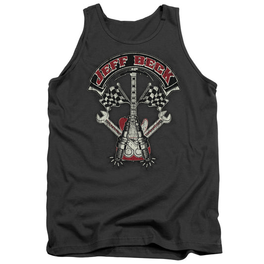 Jeff Beck Beckabilly Guitar Mens Tank Top Shirt Charcoal