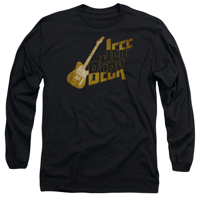 Jeff Beck That Yellow Guitar Mens Long Sleeve Shirt Black