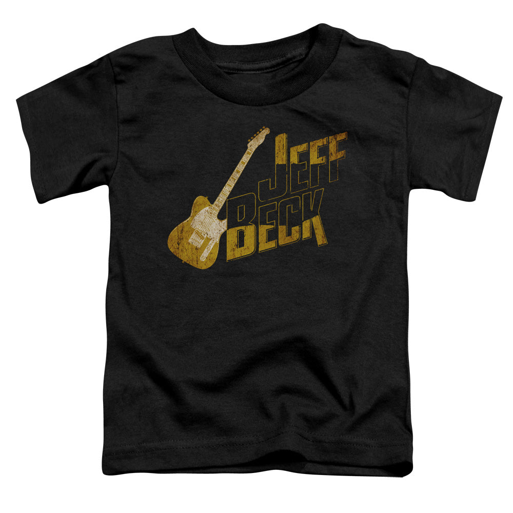 Jeff Beck That Yellow Guitar Toddler Kids Youth T Shirt Black