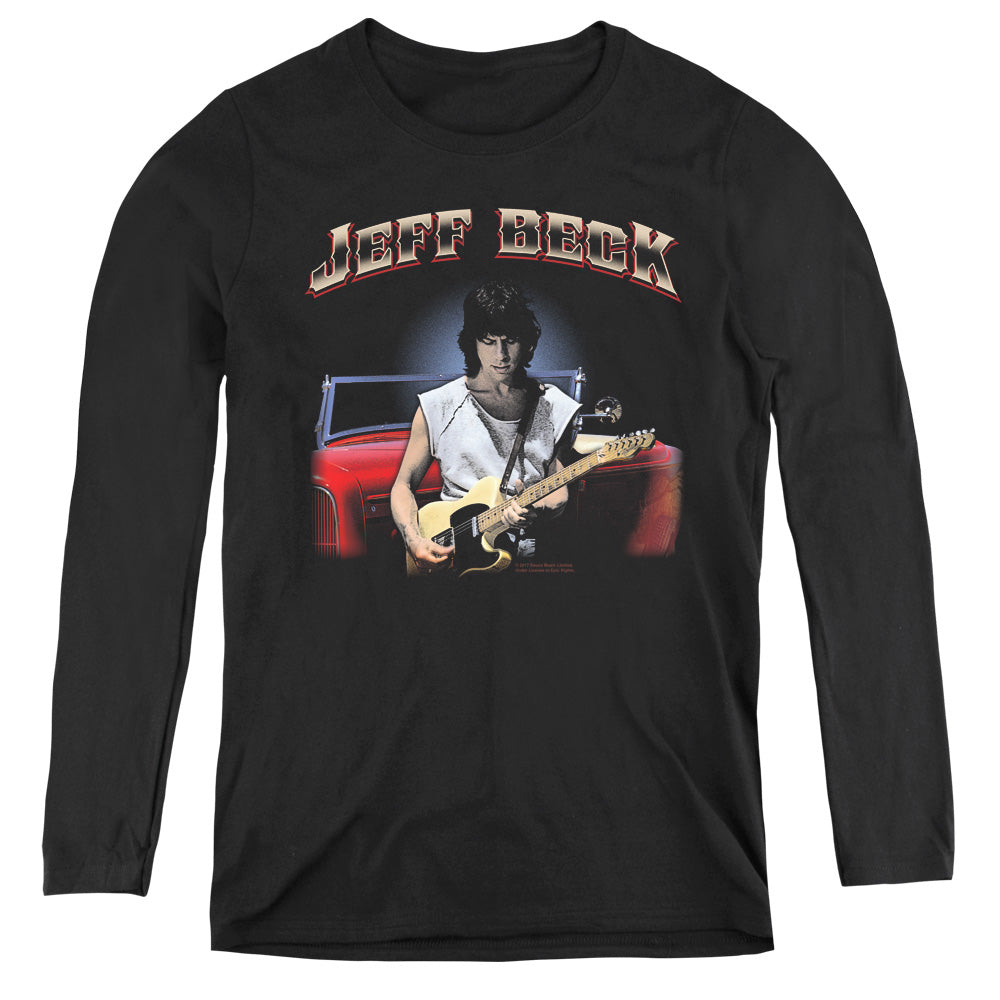 Jeff Beck Jeffs Hotrod Womens Long Sleeve Shirt Black
