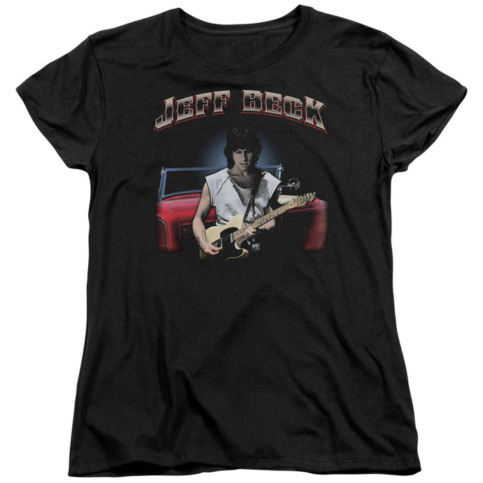 Jeff Beck Jeffs Hotrod Womens T Shirt Black