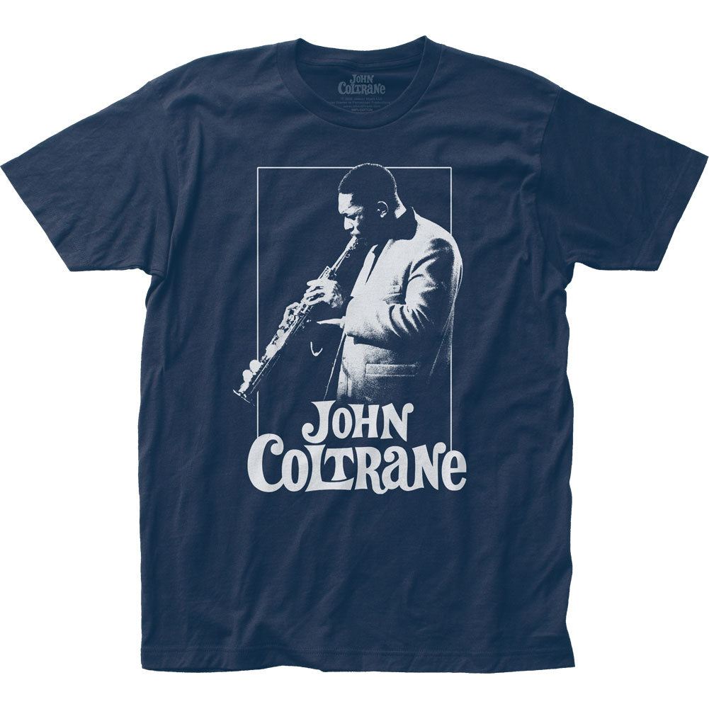 John Coltrane One Color Mens T Shirt Navy Blue