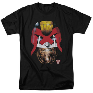 Judge Dredd Dredds Head Mens T Shirt Black