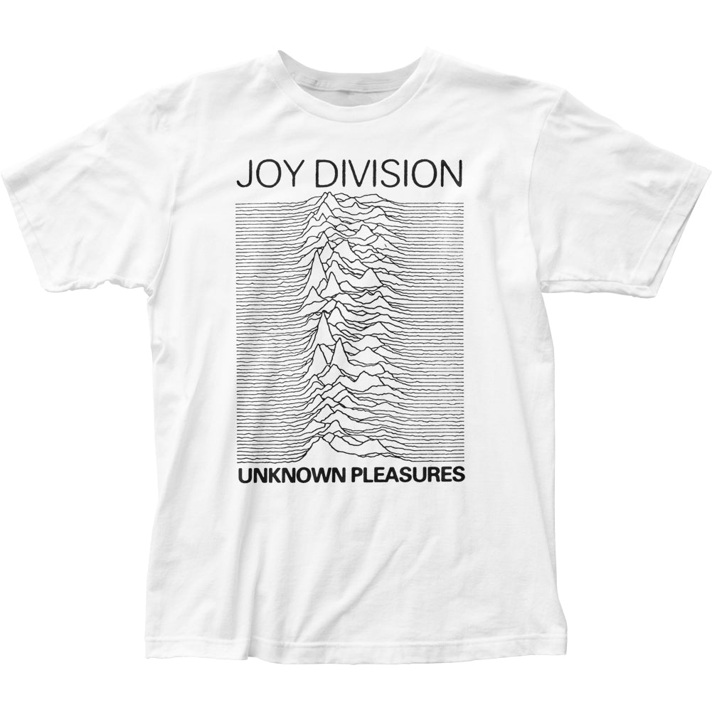 Joy Division Unknown Pleasures Mens T Shirt White