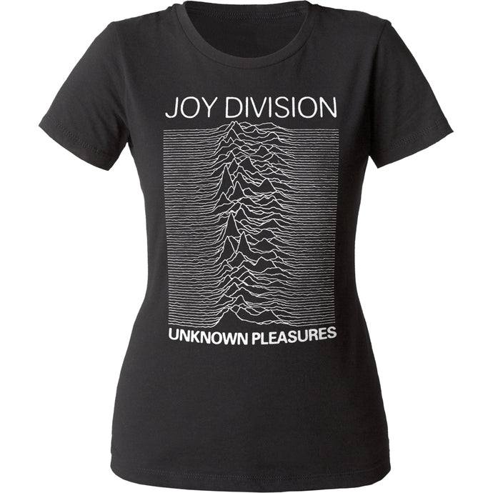 Joy Division Unknown Pleasures Womens T Shirt Black