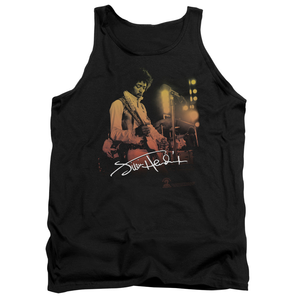 Jimi Hendrix Live On Stage Mens Tank Top Shirt Black