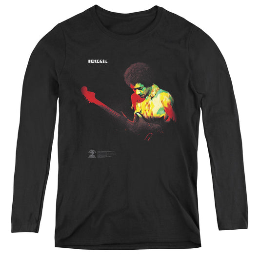 Jimi Hendrix Band Of Gypsys Womens Long Sleeve Shirt Black