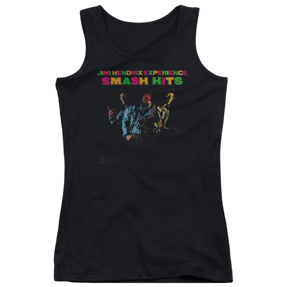 Jimi Hendrix Smash Hits Womens Tank Top Shirt Black