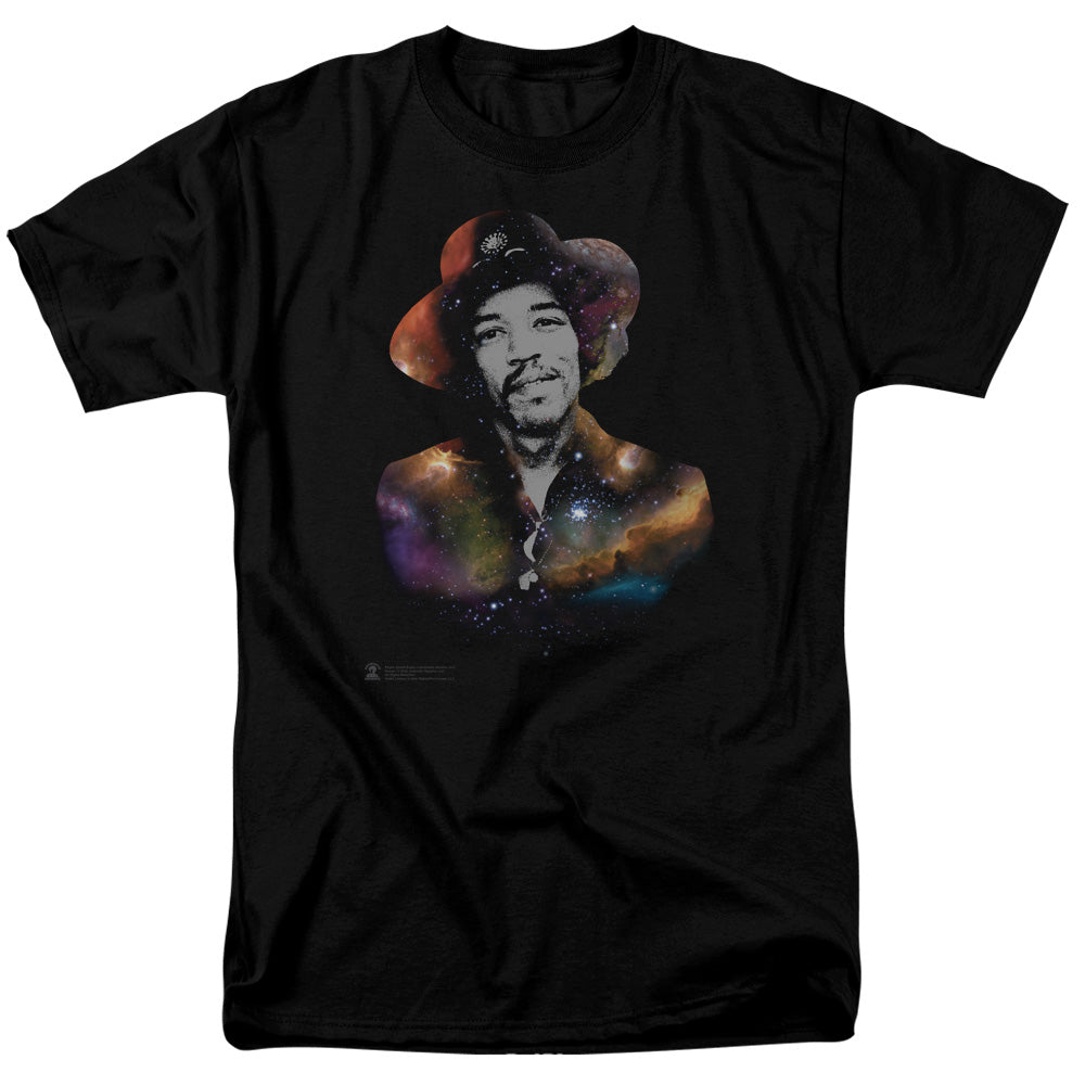 Jimi Hendrix Cosmic Jimi Mens T Shirt Black