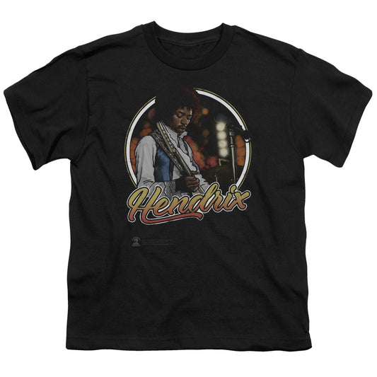 Jimi Hendrix Hollywood Bowl Kids Youth T Shirt Black