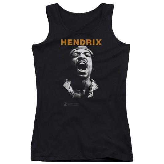 Jimi Hendrix Listen Womens Tank Top Shirt Black