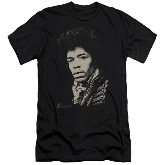 Jimi Hendrix Classic Jimi Premium Bella Canvas Slim Fit Mens T Shirt Black