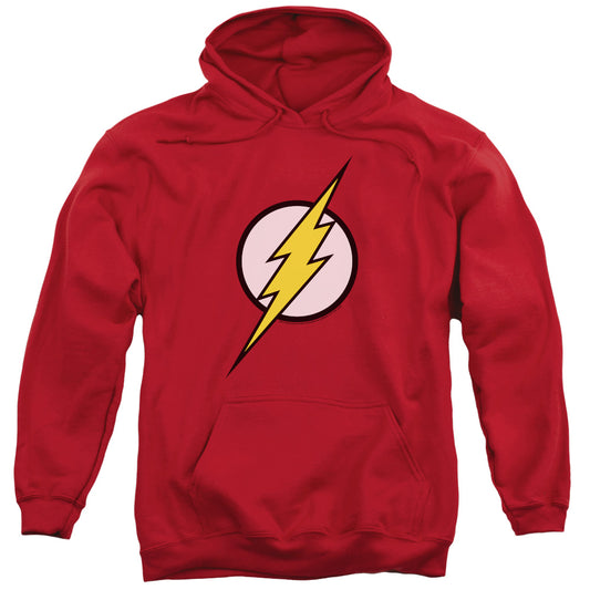 Justice League Flash Logo Mens Hoodie Red