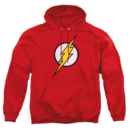 Jla Flash Logo Mens Hoodie Red