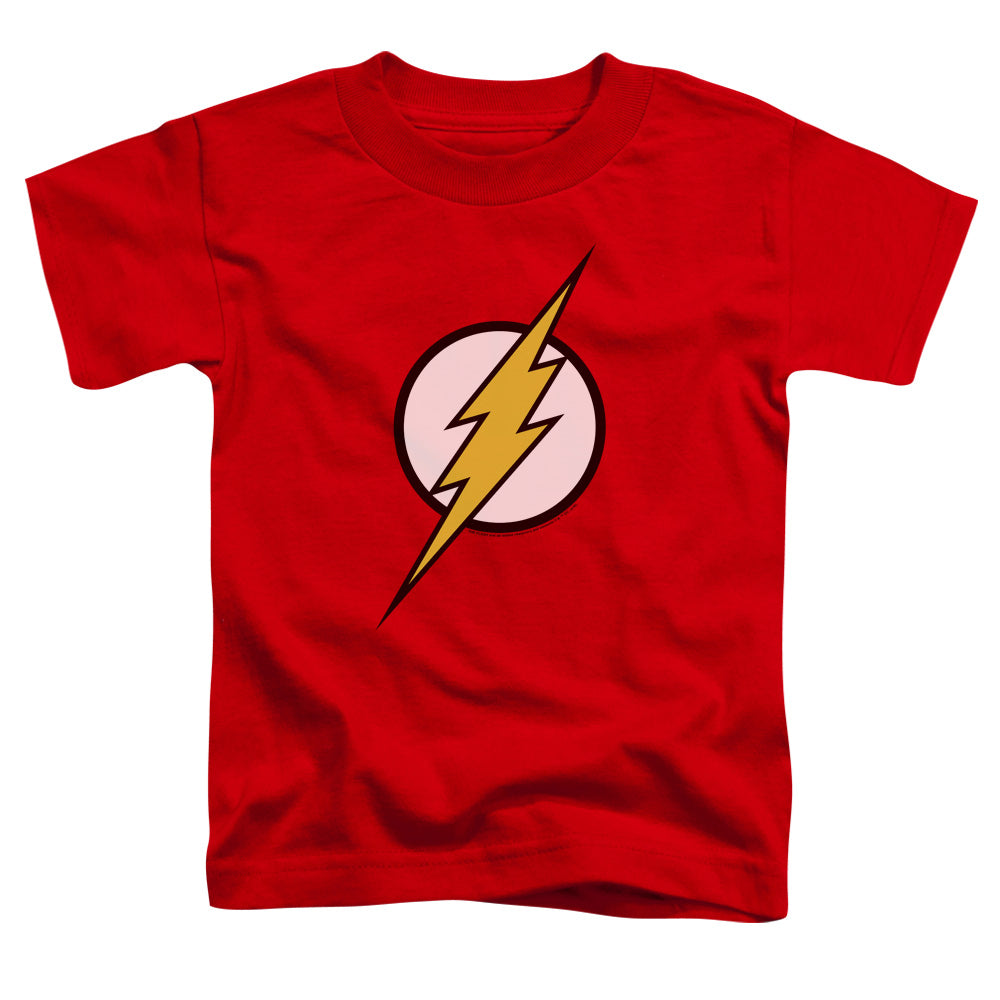 Justice League Flash Logo Toddler Kids Youth T Shirt Red