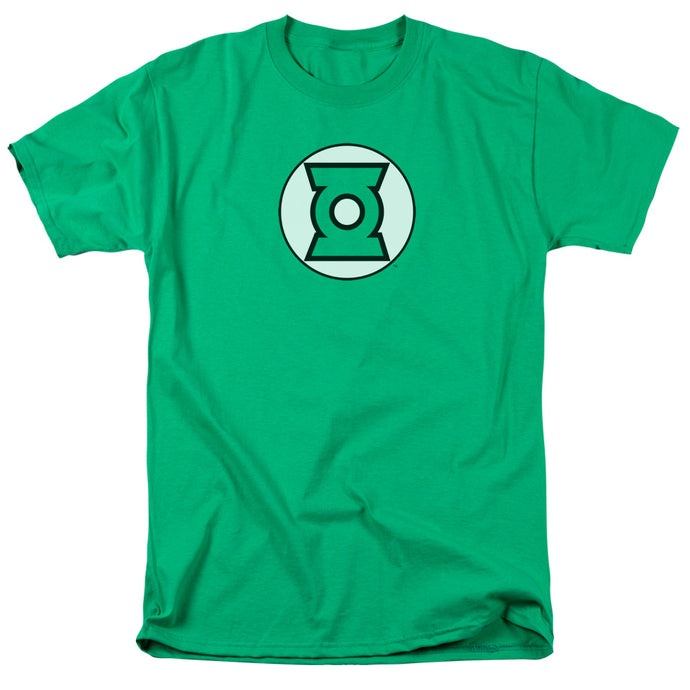 Justice League Green Lantern Logo Mens T Shirt Kelly Green