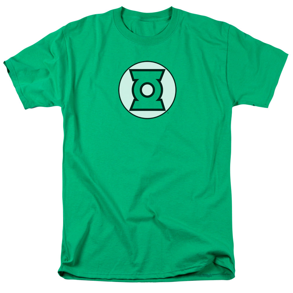 Justice League Of America Green Lantern Logo Mens T Shirt Kelly Green Officially Licensed