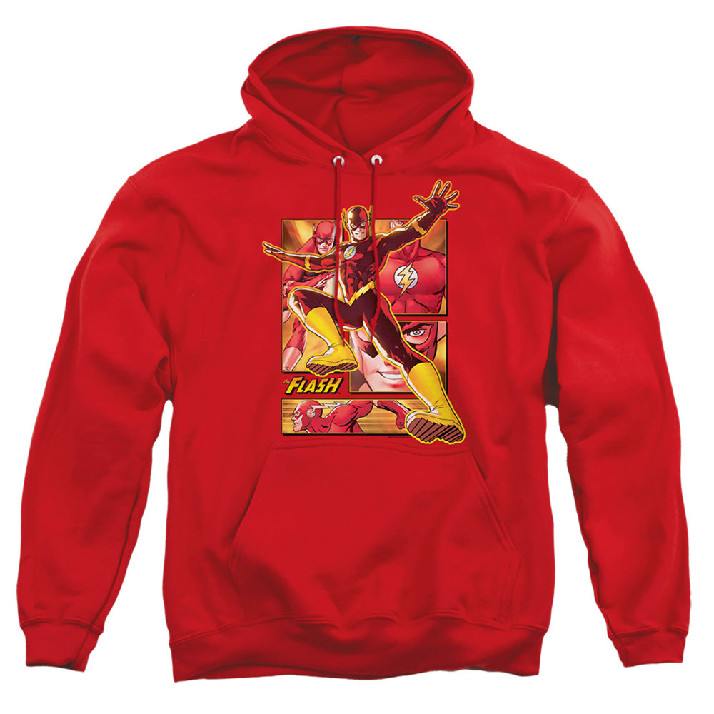 Jla Flash Mens Hoodie Red