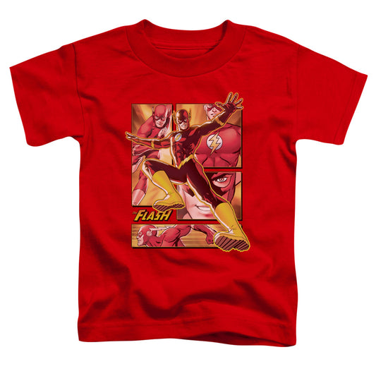 Justice League Flash Toddler Kids Youth T Shirt Red