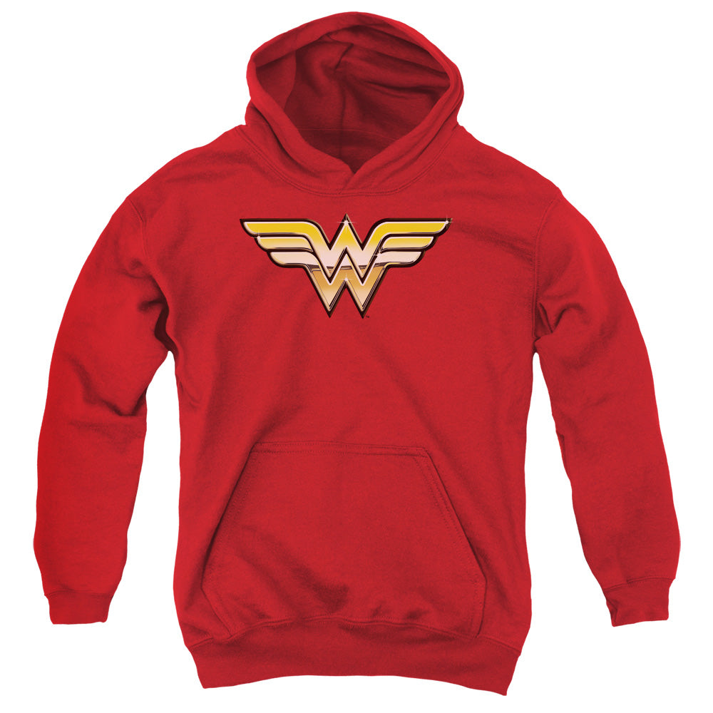 Justice League Golden Kids Youth Hoodie Red