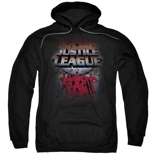 Justice League Star League Mens Hoodie Black