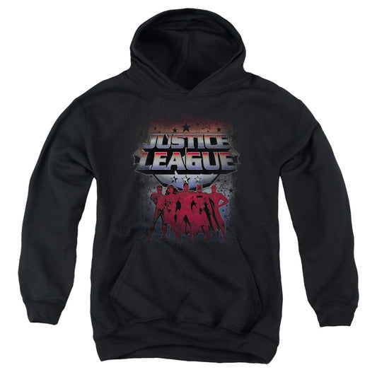 Justice League Star League Kids Youth Hoodie Black