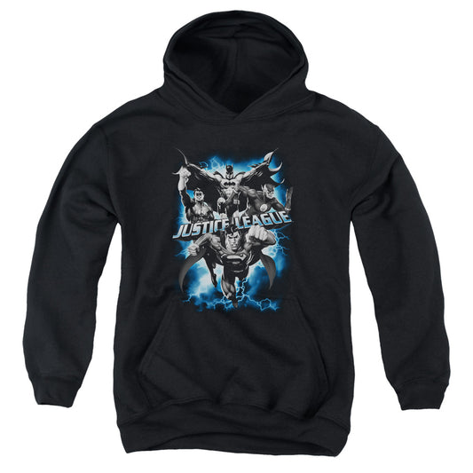 Justice League Justice Storm Kids Youth Hoodie Black
