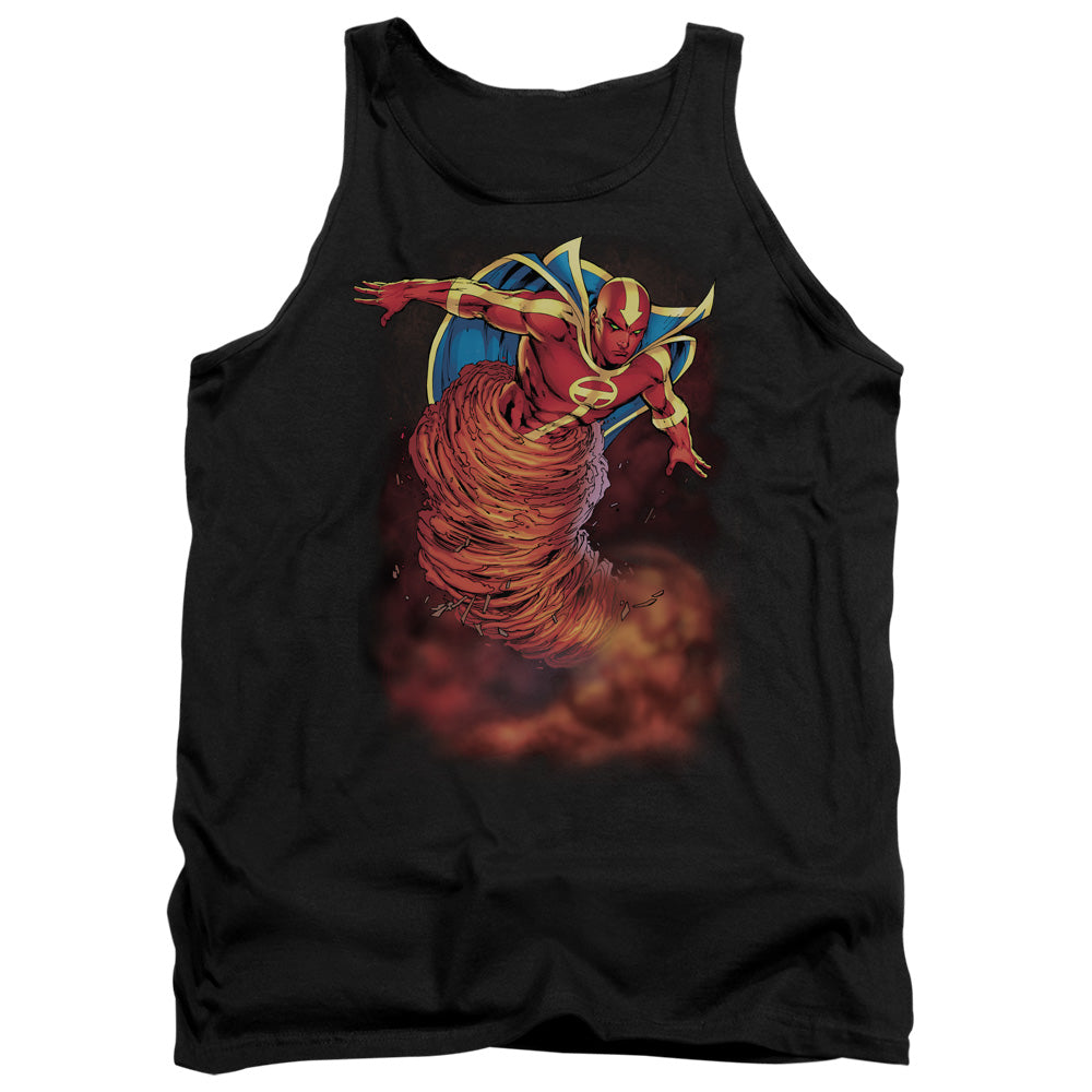 Justice League Tornado Cloud Mens Tank Top Shirt Black