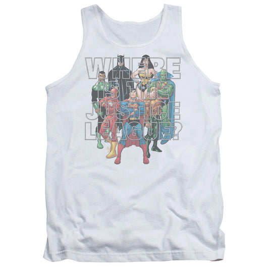 Justice League Classified #1 Cover Mens Tank Top Shirt White