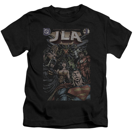 Justice League #1 Cover Juvenile Kids Youth T Shirt Black 