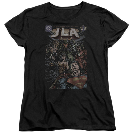 Justice League #1 Cover Womens T Shirt Black