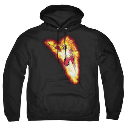 Justice League Of America Firestorm Blaze Mens Hoodie Black Officially Licensed