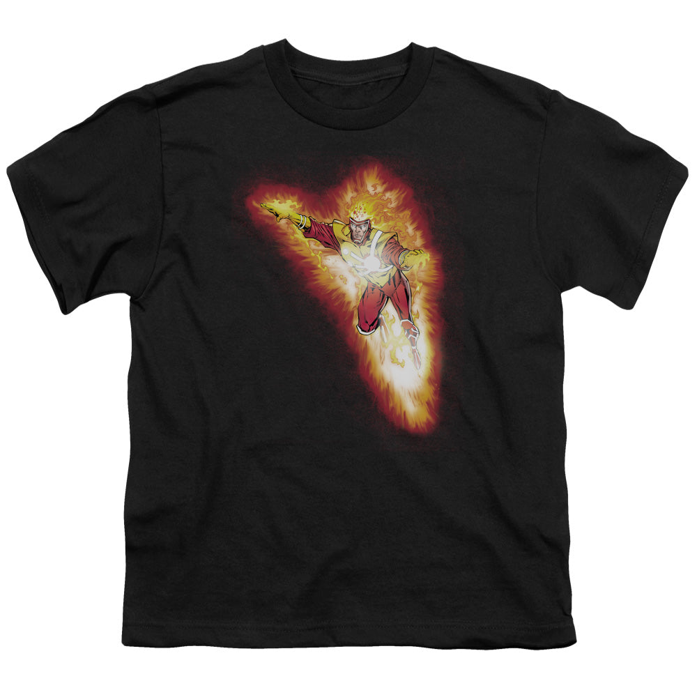 Justice League Firestorm Blaze Kids Youth T Shirt Black