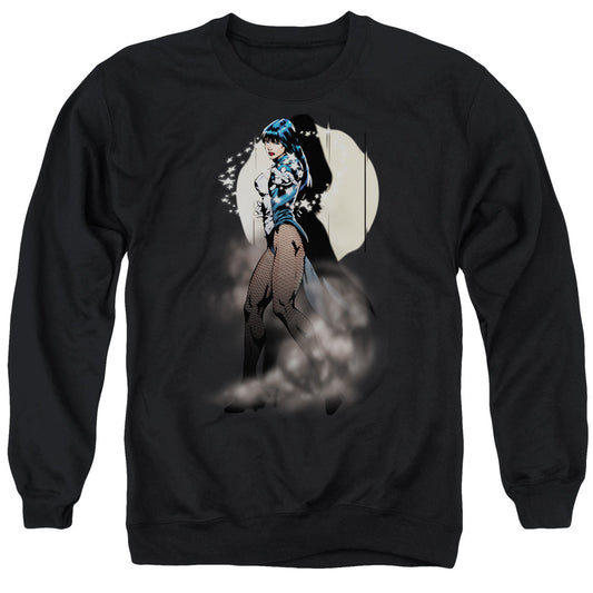 Justice League Zatanna Illusion Mens Crewneck Sweatshirt Black