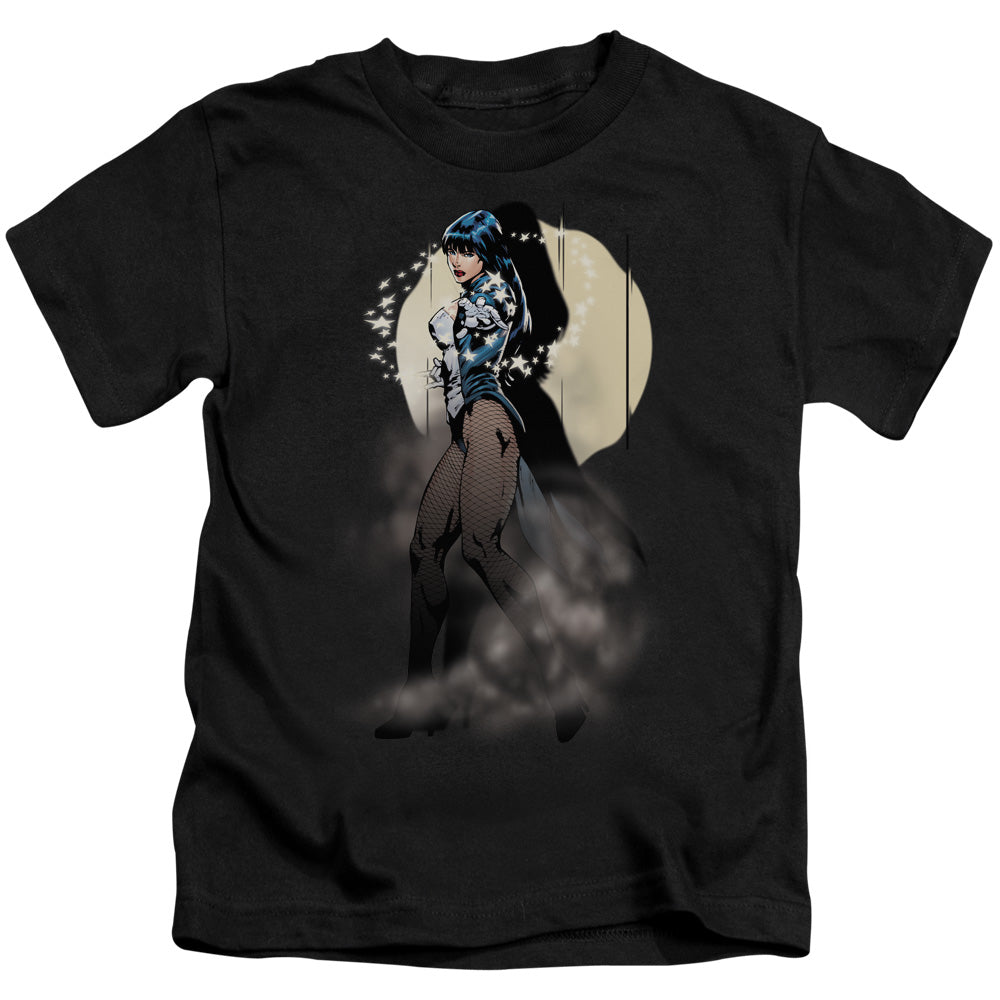 Justice League Zatanna Illusion Juvenile Kids Youth T Shirt Black 