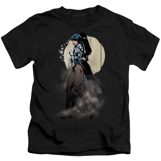 Justice League Zatanna Illusion Juvenile Kids Youth T Shirt Black 