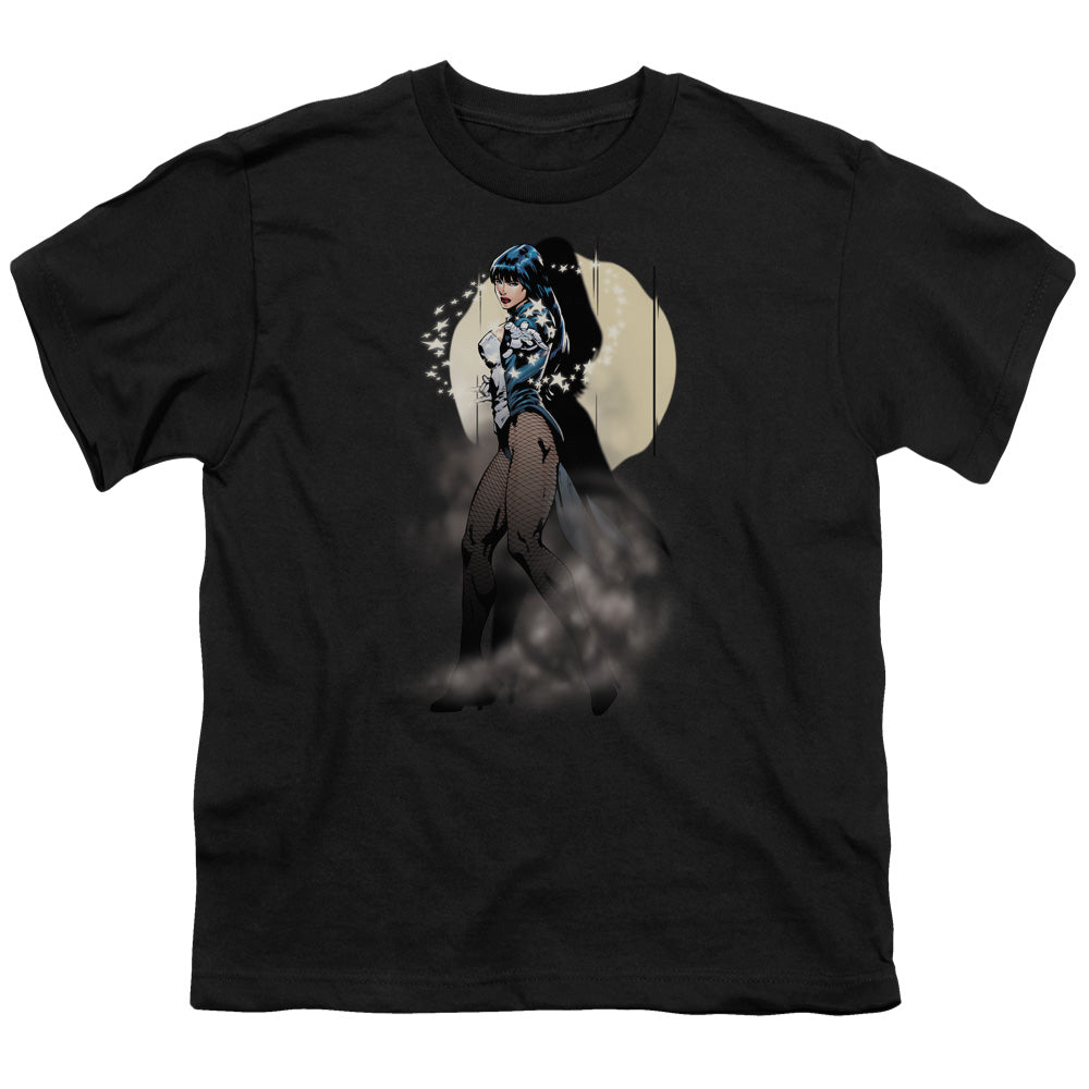 Justice League Zatanna Illusion Kids Youth T Shirt Black