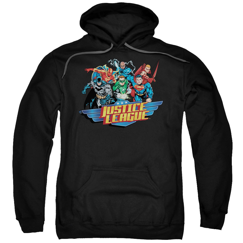 Justice League Ready to Fight Mens Hoodie Black