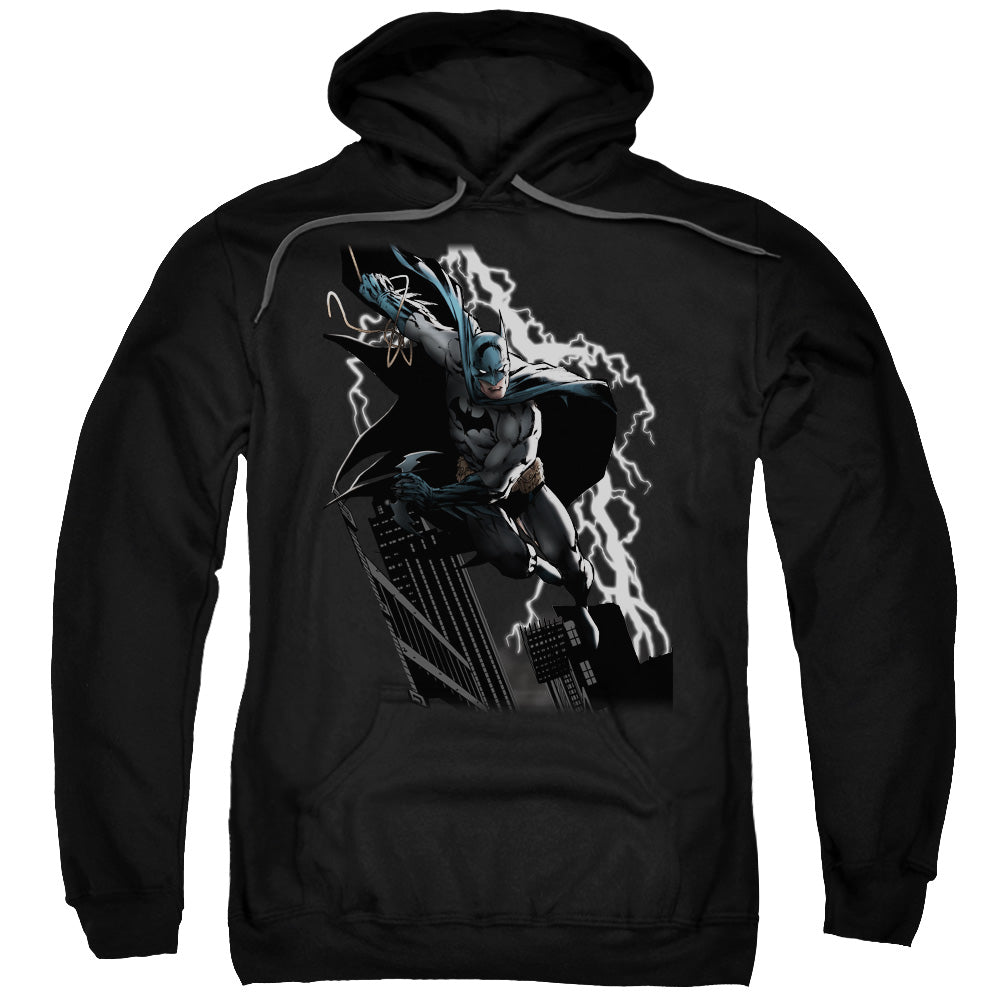 Justice League Lighting Crashes Mens Hoodie Black
