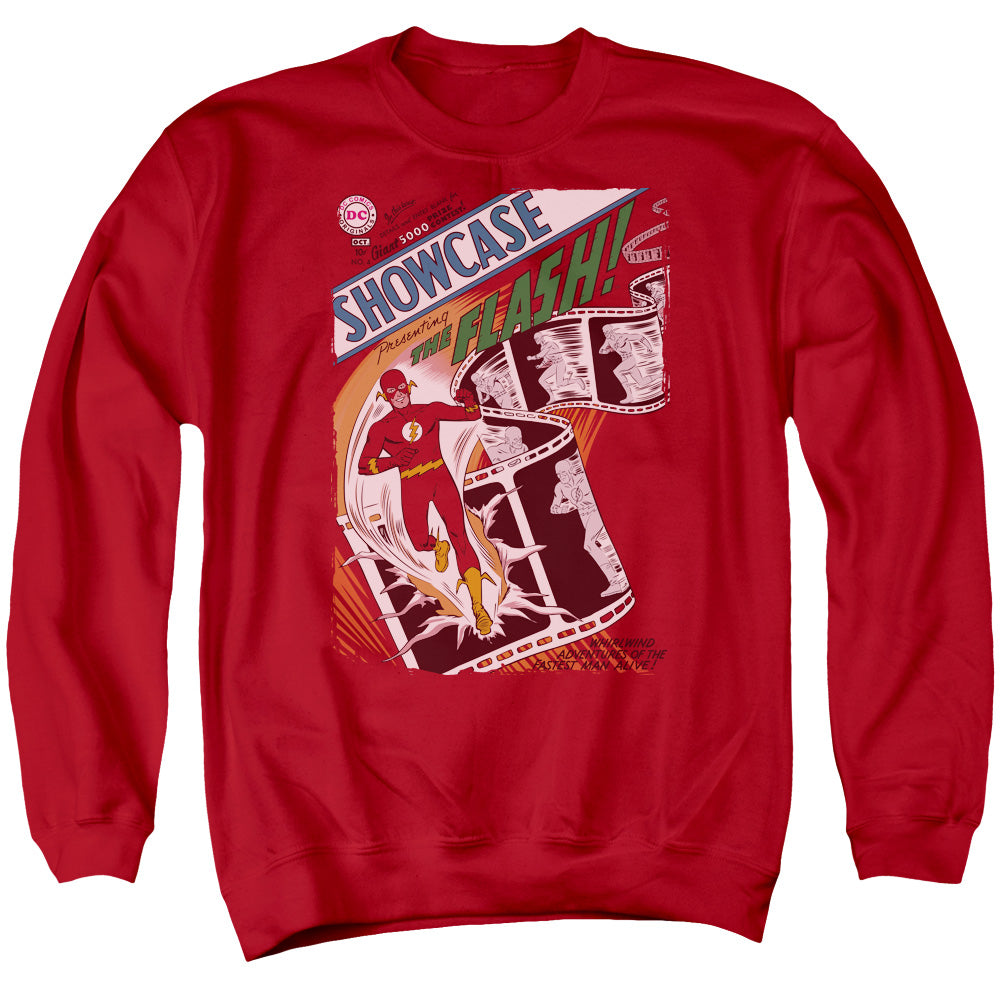 Justice League Showcase #4 Cover Mens Crewneck Sweatshirt Red