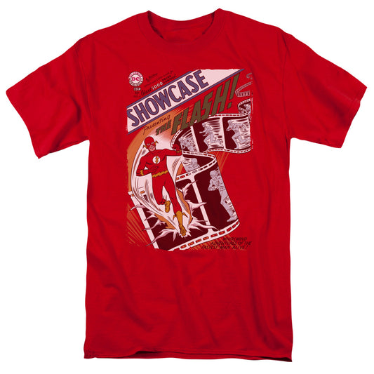 Justice League Showcase #4 Cover Mens T Shirt Red