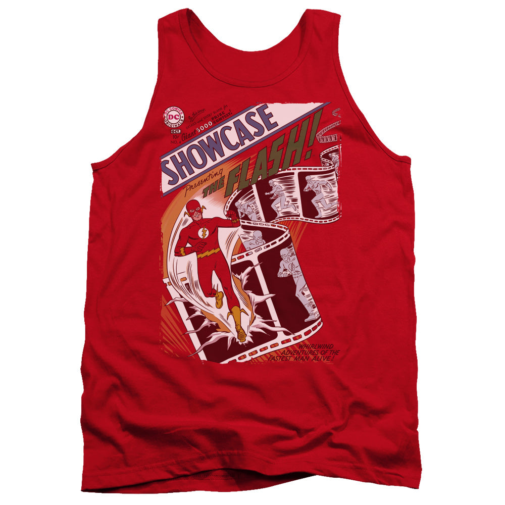 Justice League Showcase #4 Cover Mens Tank Top Shirt Red