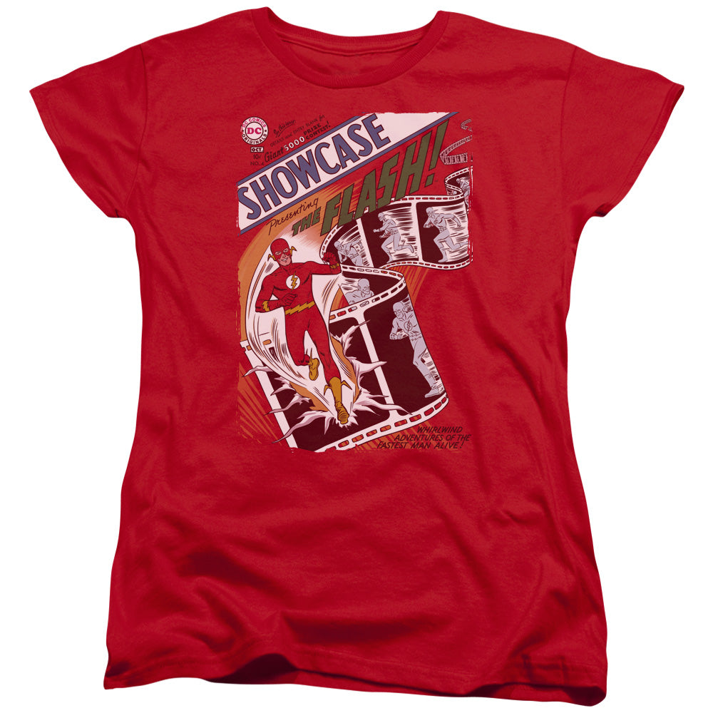 Justice League Showcase #4 Cover Womens T Shirt Red