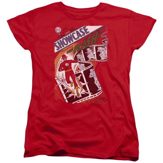 Justice League Showcase #4 Cover Womens T Shirt Red