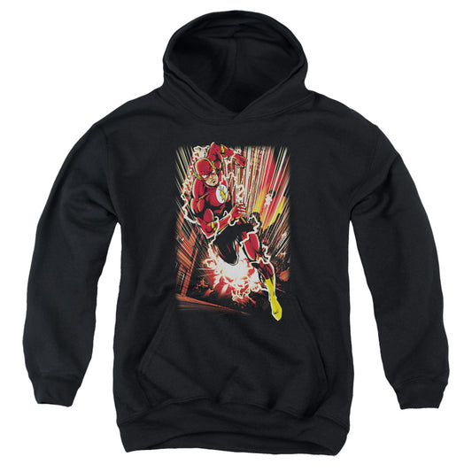 Justice League Street Speed Kids Youth Hoodie Black