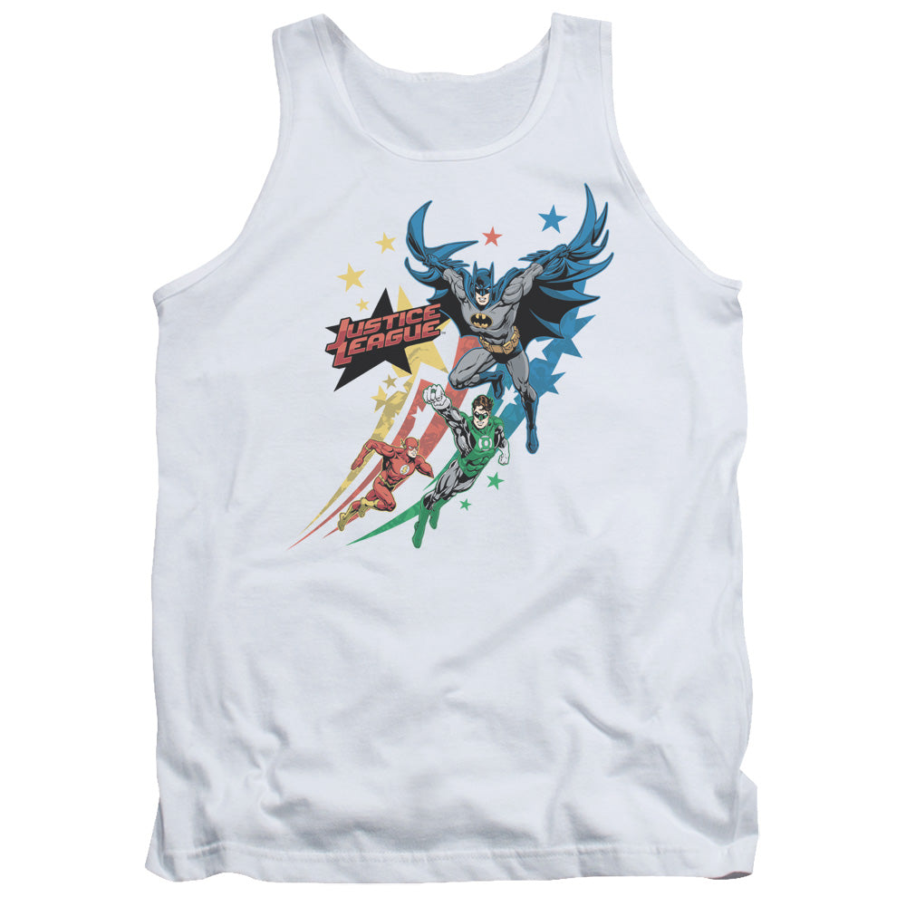 Justice League Allegiance Mens Tank Top Shirt White