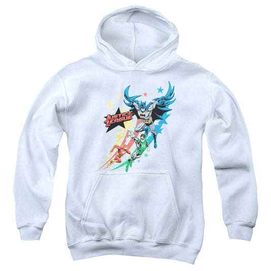 Justice League Allegiance Kids Youth Hoodie White