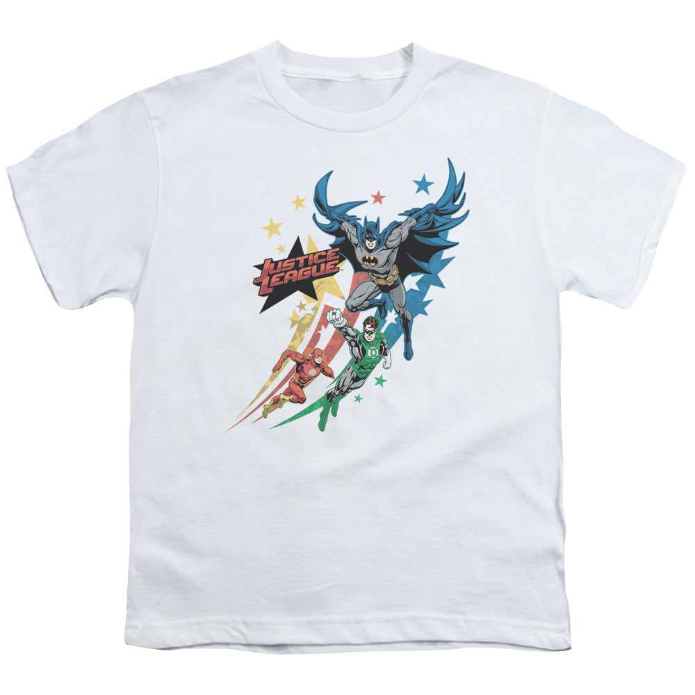 Justice League Allegiance Kids Youth T Shirt White