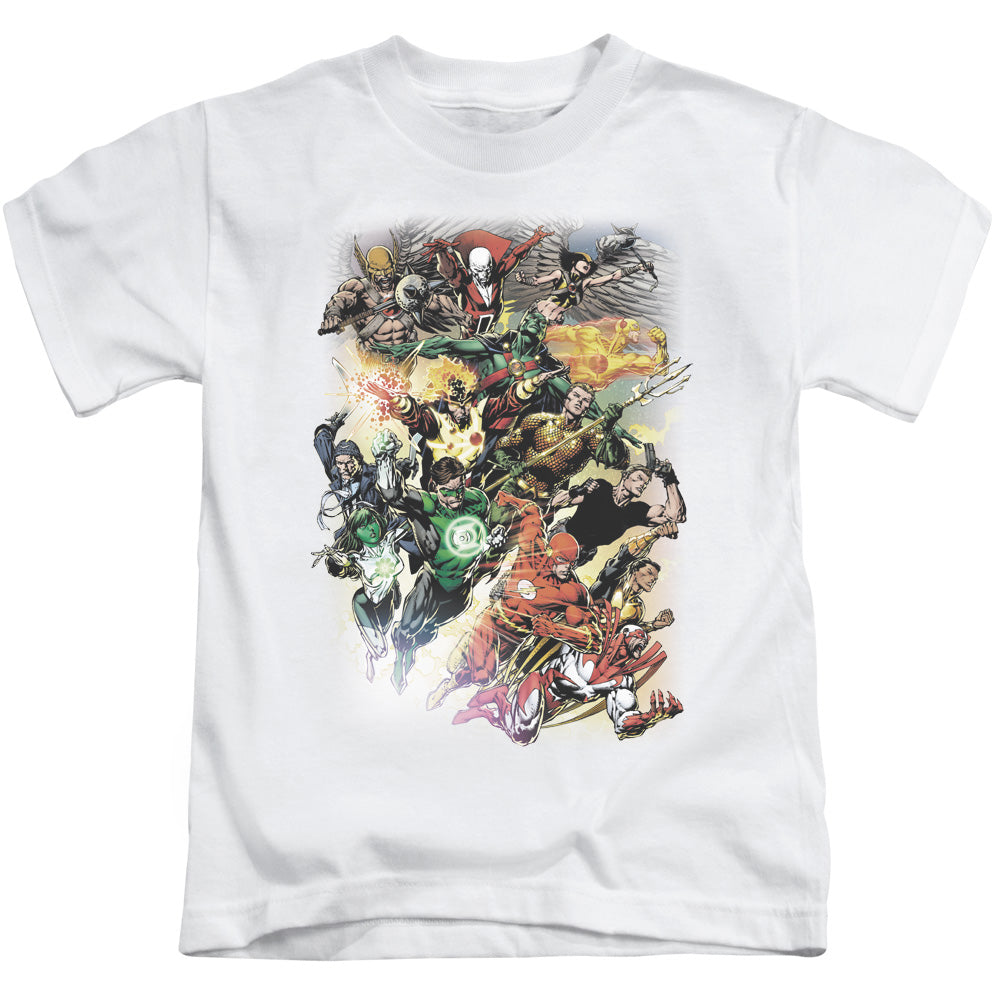 Justice League Brightest Day #0 Juvenile Kids Youth T Shirt White 